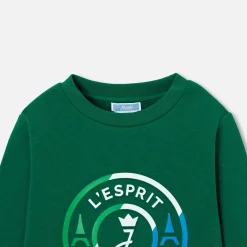 Sweat enfant garçon - vert fonce