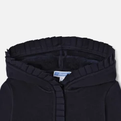 Sweat zippé enfant fille - marine jacadi