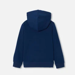 Sweat zippé enfant garçon - bleu marne