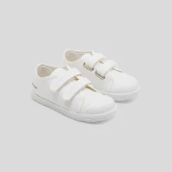 Tennis bébé garçon en toile - blanc jacadi
