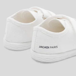 Tennis bébé garçon en toile - blanc jacadi