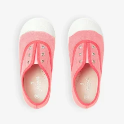 Tennis en toile enfant fille - rose jacadi