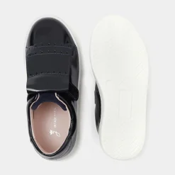 Tennis enfant fille languette amovible - marine jacadi