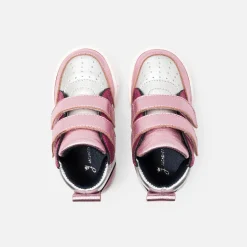 Tennis montantes bébé fille - argent/multicolore