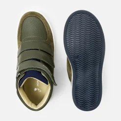 Tennis montantes enfant garçon - kaki