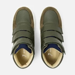 Tennis montantes enfant garçon - kaki