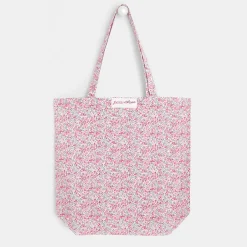 Tote bag en tissu Liberty - Jacadi x Tohana - rose/gris