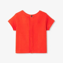 T-shirt bébé garçon manches courtes - tangerine