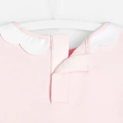 T-shirt de protection UV UPF 40+ et culotte de bain bébé fille - rose pale jacadi