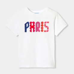 T-shirt enfant fille manches courtes - blanc jacadi