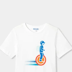 T-shirt enfant garçon imprimé - blanc jacadi