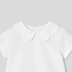 T-shirt manches courtes bébé fille - blanc jacadi