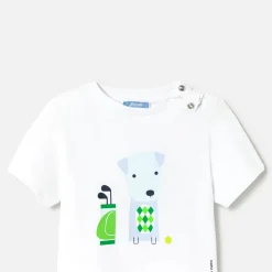 T-shirt manches courtes bébé garçon - blanc jacadi