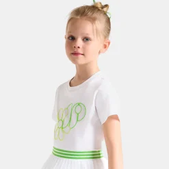 T-shirt manches courtes enfant fille - blanc jacadi
