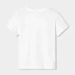 T-shirt manches courtes enfant fille - blanc jacadi