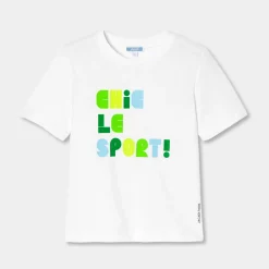 T-shirt manches courtes enfant - blanc jacadi