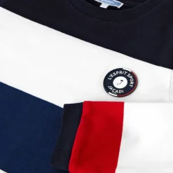 T-shirt manches longues enfant garçon - blanc/multicolore