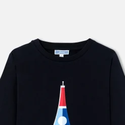 T-shirt manches longues enfant garçon - marine jacadi