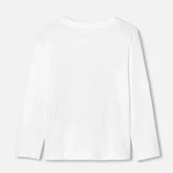 T-shirt manches longues enfant garçon - blanc jacadi