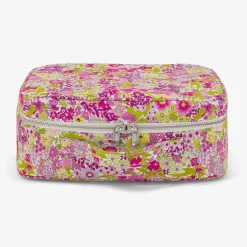 Valise en tissu Liberty - rose/multicolore