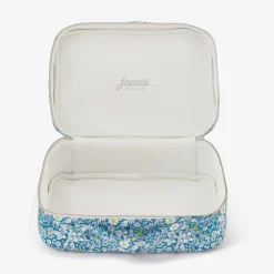 Valise en tissu Liberty - bleu/multicolore