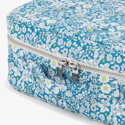 Valise en tissu Liberty - bleu/multicolore