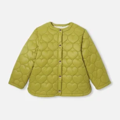 Veste mi-saison enfant fille - cumin