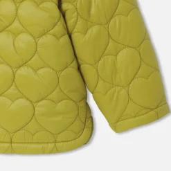 Veste mi-saison enfant fille - cumin