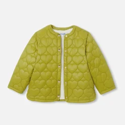 Veste mi-saison enfant fille - cumin