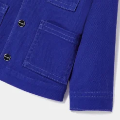 Veste worker bébé garçon - indigo